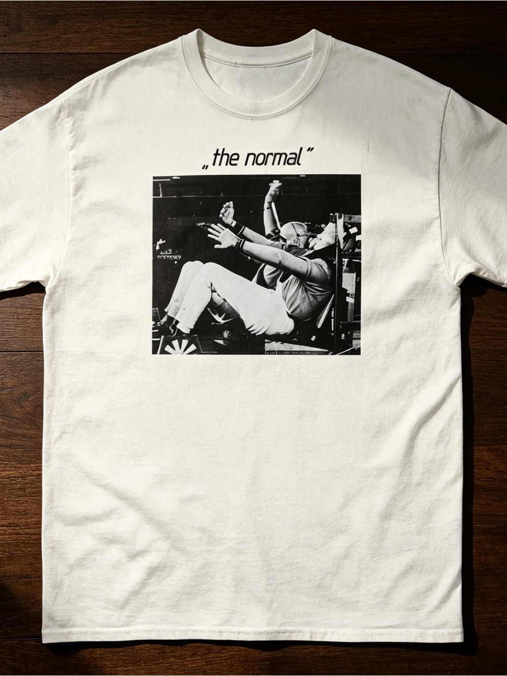 the Normal band t shirt 80's post punk White T-shirt Women Men Unisex T-shirt